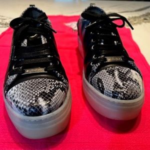 Valentino Snakeskin Sneakers by Mario Valentino